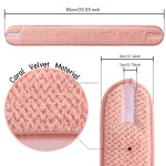 Custom Facial Headband Manufacturer - Adjustable Coral Fleece Makeup Hair Wrap