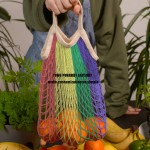 Custom Mesh Handbag Manufacturer - Organic Portable Reusable Grocery Shopping Bag
