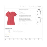 Custom T-Shirt Manufacturer - Women Summer Soft Breathable V Neck T-Shirt