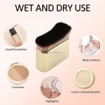 Custom Makeup Brush Manufacturer - Rectangle Face Kabuki Foundation Self Tanner Brush