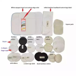 Custom Makeup Remover Pads Factory - Reusable Bamboo Fiber Hypoallergenic Pads