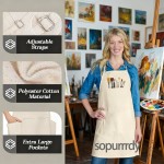 Custom Bib Apron Factory - Waterproof Professional Art Painting Apron