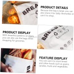 Custom Bread Bag Manufacturer - Reusable Organic Cotton Fresh-keeping Loaf Pouch