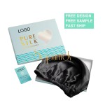 Custom Silk Bonnet Manufacturer - 22 Momme Double Layer Adjustable Sleep Cap