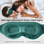 Custom Sleep Mask Manufacturer - 3d Contoured Light Blocking Sleeping Eye Mask