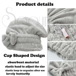Custom Hair Cap Manufacturer - Microfiber Hair Towel Cap Post-Shower Drying Cap
