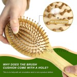 Custom Hair Brush Set Manufacturer - Bamboo Detangling Massage Hair Comb Brush