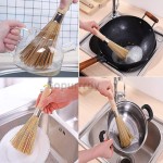 Custom Bamboo Brush Manufacturer - Dish Scrub Pot Pan Cleaning Brush Set