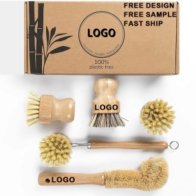 Custom Wooden Dish Brush Set Manufacturer - Eco Friendly Kitchen Cleaning Brush Set