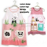 Custom Kids Apron Factory - Personalized Pink Cartoon Kitchen Salon Apron