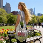 Eco Friendly Mesh Bag Manufacturer - Zero Waste Cotton Net String Shoulder Bag