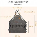 Custom Kitchen Apron Factory - Oil Proof BBQ Chef Canvas Waiter Uniform Apron