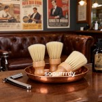 Custom Neck Duster Factory - Salon Hair Cutting Nylon Bristles Beech Wood Brush