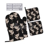 Custom Oven Mitts Factory - Heat Resistant Oven Mitts and Pot Holders Set
