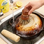 Custom Dish Brush Factory - Eco Friendly Bamboo Wood Sisal Fiber Scrub Brush