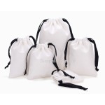 Custom Drawstring Pouch Manufacturer - Wedding Cotton Linen Jewelry Gift Bag