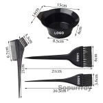 Custom Mixing Bowl Set Factory - Plastic Hair Dye Bowl with Brushes Set