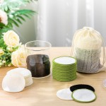 Custom Makeup Pads Factory - Colorful Bamboo Terry Reusable Facial Rounds