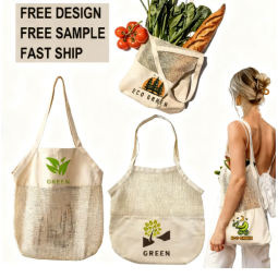 Large Mesh Bag Factory - Reusable Cotton Net String Grocery Produce Bag