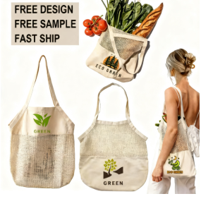 Large Mesh Bag Factory - Reusable Cotton Net String Grocery Produce Bag