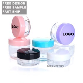 Custom Cosmetic Container Factory - Refillable Plastic Lip Skincare Jar Containers