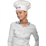 Custom Chef Hat Factory - Embroidery Logo Cotton Kitchen Bakery Work Cap