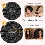 Custom Silk Bonnet Manufacturer - 22 Momme Double Layer Adjustable Sleep Cap