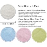 Custom Makeup Pads Factory - Colorful Bamboo Terry Reusable Facial Rounds