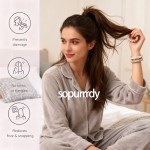 Custom Silk Ribbon Factory - Biodegradable Mulberry Silk Hair Ties Ponytail Ribbon