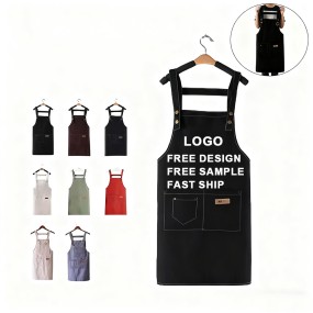 Custom Chef Apron Manufacturer - Wholesale Waterproof Canvas Cooking Apron