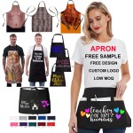 Custom Waist Apron Manufacturer - Short Half Apron for Kitchen BBQ Chef
