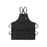 Custom Chef Apron Manufacturer - Canvas Cross Back Heavy Duty Work Apron