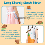 Custom Kids Apron Set Factory - Personalized Art Smock Painting Apron Set