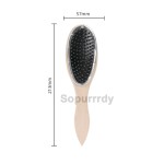 Custom Hair Brush Manufacturer - Stainless Steel Pin Wooden Handle Wig Comb