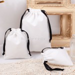 Custom Drawstring Pouch Manufacturer - Wedding Cotton Linen Jewelry Gift Bag