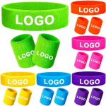 Custom Sweatband Factory - Moisture Wicking Terry Clath Athletic Gym Headband