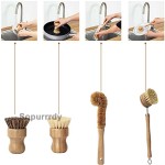 Custom Cleaning Brush Set Factory - Bamboo Sisal Palm Eco Friendly Brush Set