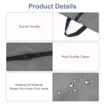 Custom Travel Shoe Bag Factory - Waterproof Zipper Shoe Storage Organizer Pouch