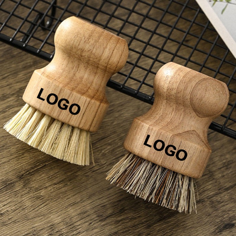 Custom Dish Brush Factory - Eco Friendly Bamboo Wood Sisal Fiber Scrub Brush