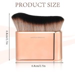 Custom Makeup Brush Manufacturer - Rectangle Face Kabuki Foundation Self Tanner Brush