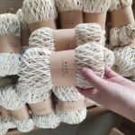 Custom Mesh Bag Manufacturer - Promotional Rainbow Cotton Net String Shopping Bag