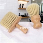 Custom Neck Duster Factory - Salon Hair Cutting Nylon Bristles Beech Wood Brush