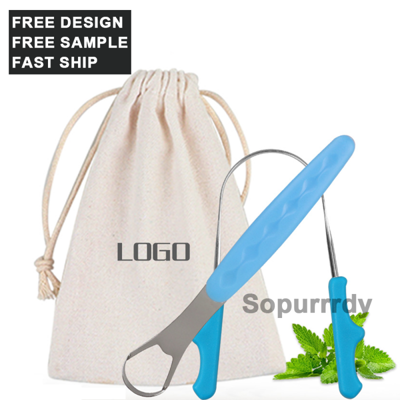 Custom Tongue Scraper Manufacturer - Portable Stainless Steel Dental Hygiene Aid