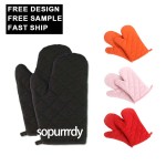 Custom Oven Gloves Manufacturer - Thickened Heat-insulating Microwave Oven Gloves