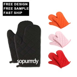Custom Oven Gloves Manufacturer - Thickened Heat-insulating Microwave Oven Gloves