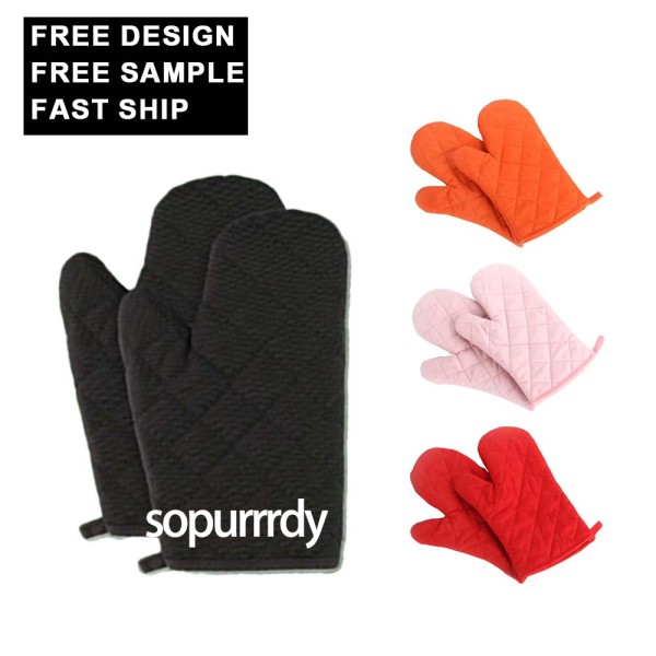 Custom Oven Gloves Manufacturer - Thickened Heat-insulating Microwave Oven Gloves