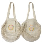 Custom Grocery Bag Factory - Portable Reusable Cotton Mesh Fruit Vegetable Bag