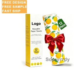 Custom Dish Cloth Manufacturer - Reusable Paperless Cotton Flannel Scouring Pad