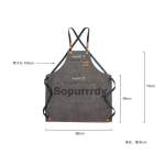 Custom Chef Apron Manufacturer - Canvas Cross Back Heavy Duty Work Apron