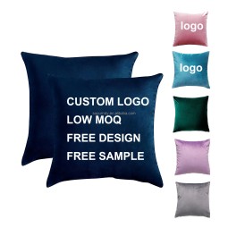 Custom Pillow Cover Factory - Sublimation Printing Velvet Square Throw Cushion Case